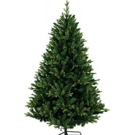 DKD Home Decor Árbol de Navidad Tradicional Verde con Luz Cálida y 2291 Ramas de PVC, Alto 240 cm, Diámetro 150 cm