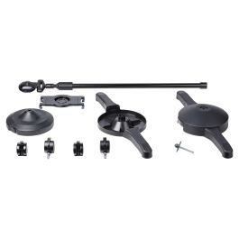 StarTech Carro/Soporte Móvil con Ruedas para Tablet, Altura Ajustable, Base con Ruedas Bloqueables para Tablets de 7 a 11 Pulgadas, Negro - 0.9 kg