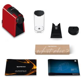 DeLonghi Cafetera Nespresso Essenza Mini EN 85.R, 19 bares, 0.6L, Automática, Rojo