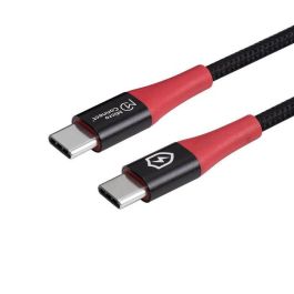 MicroConnect Cable USB-C a C Safe Charge Solo Carga 1.5m - Bloqueador de Datos 60W para Smartphone y Tablet