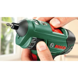 Bosch PSR Select Destornillador Inalámbrico 3,6 V 1,5 Ah con Carga Micro USB, Cilindro Giratorio con 12 Puntas