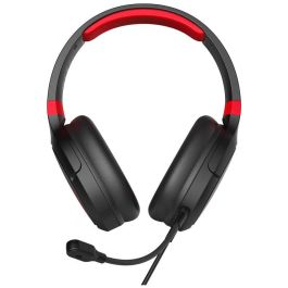 OTL TECHNOLOGIES Auriculares PRO G1 Gaming Pokémon Pokeball Negros/Rojos para Juegos con Micrófono y Conector Jack 3.5mm Aislamiento Ruido