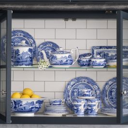 Spode Tetera Blue Italian Porcelana 1,1 L Apta Lavavajillas Horno Microondas Congelador