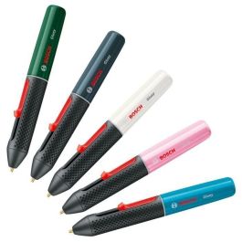 Bosch Pistola de pegamento Gluey, compacta y versátil para reparaciones y creaciones de bricolaje, madera, cartón, vidrio - Verde
