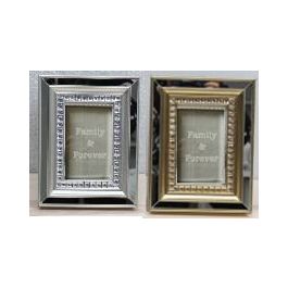 DKD Home Decor Marco de Fotos 20x25 cm Tradicional Ps y Cristal Dorado Plateado, 35x28x2 cm (4 Unidades) Precio: 24.27744. SKU: B1DXXSGNXB