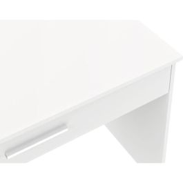 Escritorio con cajones grandes AUC8434391005733 - Melamina blanca - 110 x 56 x 81,5 cm