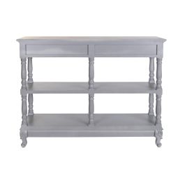 DKD Home Decor Buffet Tradicional Victoria Gris Natural 117 x 39 x 89 cm Paulownia MDF
