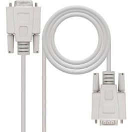 Nano Cable 10.14.0203 Cable Serie RS232 DB9 Macho - DB9 Hembra 3m Beige