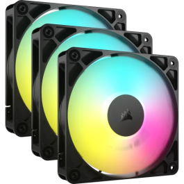 Corsair RS120 ARGB Carcasa del ordenador Ventilador 12 cm Negro 3 pieza(s) Corsair RS120 ARGB Carcasa del ordenador Ventilador 12 cm Negro 3 pieza(s)