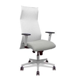 Sillon Piqueras Y Crespo Sahuco Direccion Uso Intensivo (8H) Brazos Blancos Regulables Mecanismo Sincro Respaldo Malla Blanca Transpirable Y Asiento Tapizado Bali Gris Claro Precio: 509.88999974. SKU: B1FP6SRY87