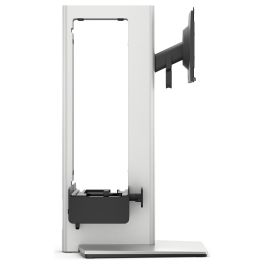 DELL OSS25 Soporte de Monitor VESA 100x100 mm, Ajuste de Altura, para Pantallas de 19" a 27", Negro/Plata