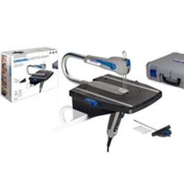 DREMEL MS20-1/5 Sierra de Calar Compacta Moto-Saw 70W 2 en 1 (Estacionaria/Portátil) Variador de Velocidad 1.500-2.250 rpm para Cortes de Precisión