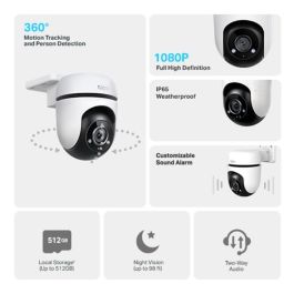 TP-Link Tapo C500 Cámara de Vigilancia WiFi 1080p Full HD 360° Visión Nocturna Detección Movimiento IP65 Exterior Audio Bidireccional TP-Link Tapo C500 Cámara de Vigilancia WiFi 1080p Full HD 360° Visión Nocturna Detección Movimiento IP65 Exterior Audio Bidireccional