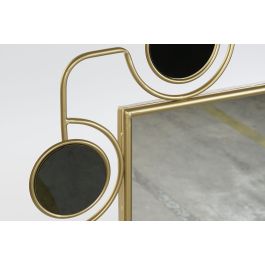 DKD Home Decor Espejo Dorado Negro 2 x 100 x 70 cm