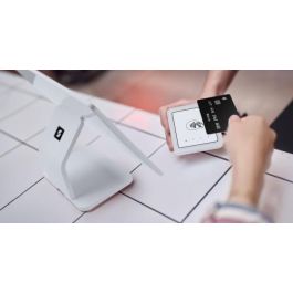 SumUp TPV POS Lite+ Solo Bundle ES - Lector de tarjetas móvil, Pantalla táctil Full HD 13", Compatible con iOS y Android, Sin suscripción - Blanco, Ref: 800607401