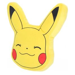 Nintendo Cojin 3D Pokemon Pikachu 35cm Poliester Tacto Melocoton 35x38x8cm