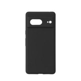 eSTUFF Funda de silicona Google Pixel 7, MADRID - Negra, protección trasera y lateral con tacto sedoso y microfibra