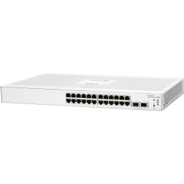 HP Enterprise Aruba Instant On 1830 24G Switch Gestionado L2 con 24 Puertos Gigabit y 2 Puertos SFP, PoE, Montaje en Rack