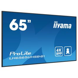 iiyama LH6565UHSB-B1 Monitor 65" 4K UHD IPS 3840x2160 LED 60Hz 8ms 24/7 Wifi Speakers Negro