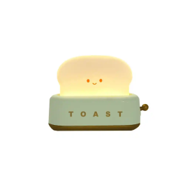 Wondee Lámpara Tostada Divertida de Silicona, Lámpara de Noche Recargable con Luz Cálida para Niños Precio: 31.4963. SKU: B1G243JVX6