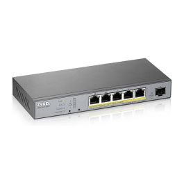 Zyxel GS1350-6HP-EU0101F Switch Gestionado Gigabit Ethernet PoE 5 Puertos 60W Montaje Pared