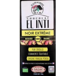 SALDAC Chocolate Negro 100% Granos de Cacao Ecológico Perú, Muy Aromático y Fundente, Ideal Amantes del Cacao, 100g Precio: 6.7899997. SKU: B1AR8LJ92R