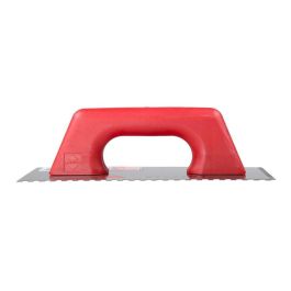 Rubi R65966 Peine de acero 28cm 6x6mm para morteros, mango plástico cerrado, ideal para cerámica pequeña