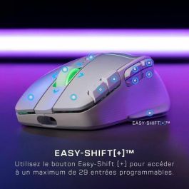 Turtle Beach TUR0731855711017 Ratón Inalámbrico para Juegos Kone XP Air con Estación de Carga, Blanco
