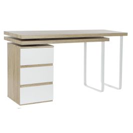 DKD Home Decor Escritorio Scandi Gris Natural 150 x 120 x 75 cm Metal MDF