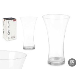 Jarrón de Cristal Boca Ancha 26 cm Giftdecor - Transparente (6 Unidades) Precio: 21.78999944. SKU: B177F4EY9P