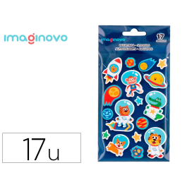 Imaginovo Pegatinas Luminosas Astronautas con Relieve 190x105 mm en Blister Precio: 1.49999949. SKU: B1H5YHQ5NN
