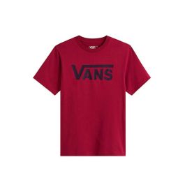Camiseta de Manga Corta Infantil Vans Classic Bordeaux Granate Rojo Oscuro M