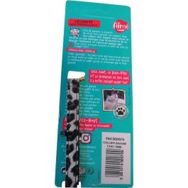 Aime AIM3281019020709 Collar Savannah para Gato, con Flores Multicolores y Campanilla Verde