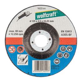 Wolfcraft Disco de corte abombado para metal ø125 x 2,5 x 22,23 mm Precio: 1.5900005. SKU: S7907673