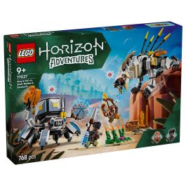 Lego Horizon Adventures 77037 Aloy y Varl contra Testudien y Sawtooth - Juego de Construcción para Niños y Niñas a Partir de 9 Años