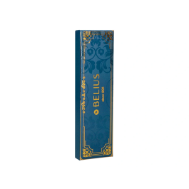 Belius Macaron Bliss Bolígrafo Forma Hexagonal Rosa/Azul y Dorado Tinta Azul Punta 0,8 mm