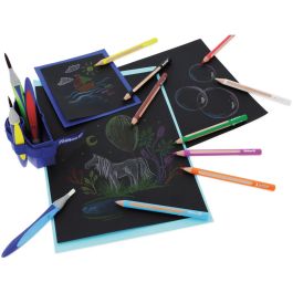 Pelikan BSDg/wv/9 Lápices de Colores Acuarelables griffix 8+1 Unidades, Colores Surtidos, Estuche Plegable FSC