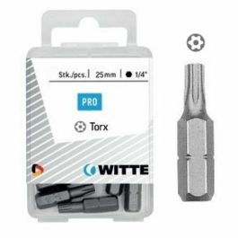 Juego de puntas WITTE Torx TX 20 5 Unidades Juego de puntas WITTE Torx TX 20 5 Unidades