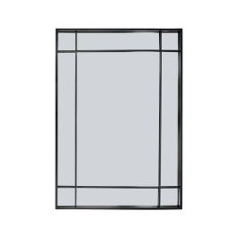 Espejo de pared Versa Negro 2,9 X 76 X 53 CM