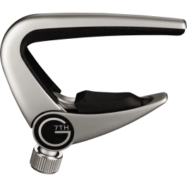G7TH Cejilla para Acústica 6 Cuerdas - Plateada