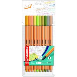 Rotulador Fibra Stabilo Point 88 Estuche De 10 (Colores Nuevos) Precio: 9.5900002. SKU: B1HEMVNNTM