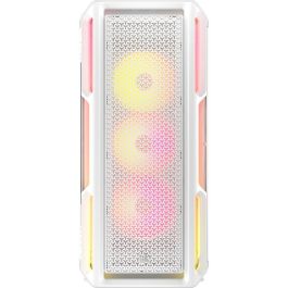 Corsair iCUE 5000T LX RGB Caja Semitorre ATX Gaming Cristal Templado Blanco con 3 Ventiladores RGB Preinstalados