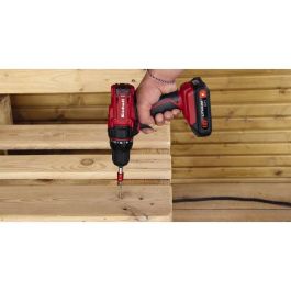 Einhell TC-CD 18-2 Li Taladro Percutor Inalámbrico, 18V, Ión Litio, 38 Nm, 2 Baterías y Maletín