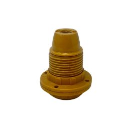Arditi Portalámparas E14 roscado con 2 arandelas, oro brillante, Ø45x55mm