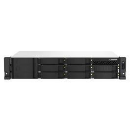 QNAP TS-873AU-RP Bastidor (2U) Gris - NAS con procesador AMD, 64GB RAM, 8 bahías 3.5"