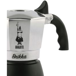 Bialetti New Brikka 2023 2TZ Cafetera Italiana de Aluminio y Acero Inoxidable - 2 Tazas
