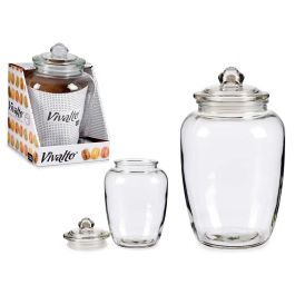 Vivalto Bote de Vidrio Hermético 2.3L - Almacenamiento Transparente 15x23.8x15 cm (8 Unidades) Precio: 39.69000013. SKU: B16J747W25