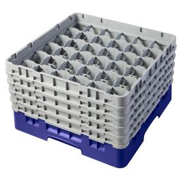 CAMBRO - 36S958-186 - Cesta de lavado 36 comp. 5 alturas - 7,2 cm Ø máx. - alt. máx. 25,8 cm - 50 x 50 x 30,8 cm - Azul marino Precio: 107.49999975. SKU: B17ASMKJRM