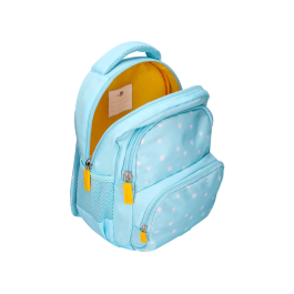Liderpapel Mochila Multibolsillo Infantil Azul Flowers 350x110x270 mm