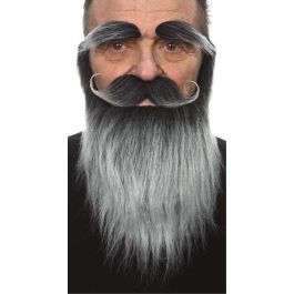 Barba, bigote y cejas adulto talla única Barba, bigote y cejas adulto talla única